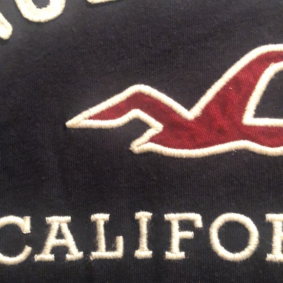 NWT Vintage Hollister California Navy Blue Long Sleeve Top. Large. Iconic Logo - Picture 6 of 11